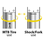 Насос высокого давления Topeak Shock'n'Roll 2-in-1 - 6