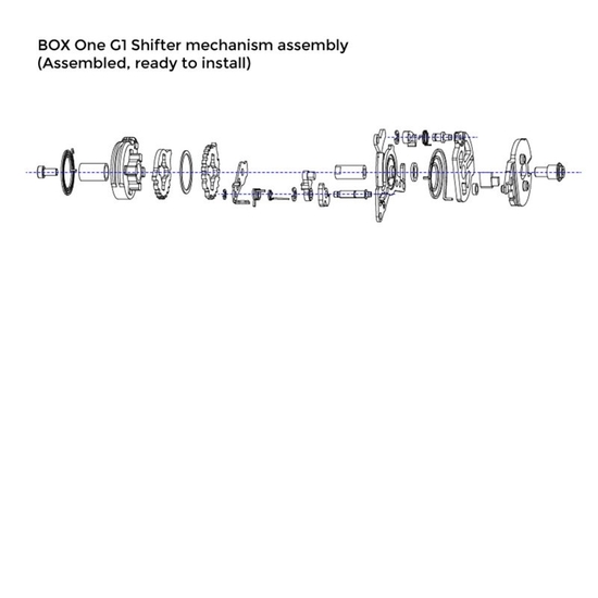 З/ч для манетки Box One. Pushpush Shifter Mechanism Assembly