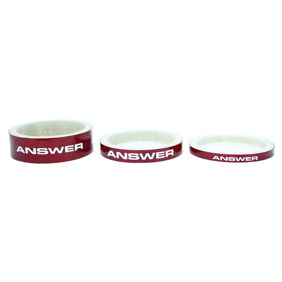 Кольца проставочные Answer Carbon Spacer 3 Pack 1-1/8