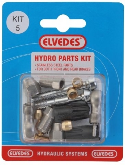 Комплект фитингов Elvedes № 5 (M8 + Banjo (Shim.M666, M675, M785, M895) для Shimano M666, М675
