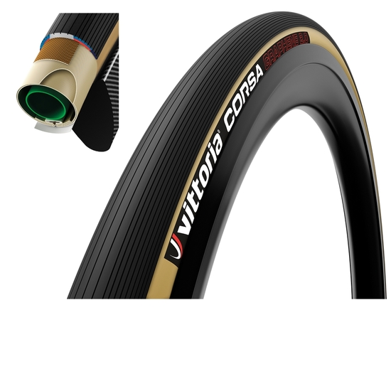 Велопокрышка 700c Vittoria Corsa Tubolar Graphene 2.0 