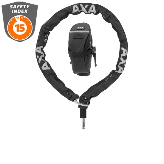 Велозамок Axa Chain Plug In RLC + сумка