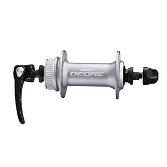 Втулка передняя Shimano Deore M6000