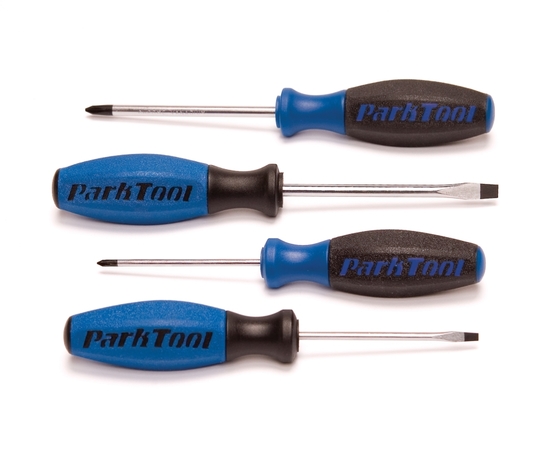 ParkTool Набор отверток, 4шт, крест: phillips 0/2, плоск 3мм/6мм, SD-SET