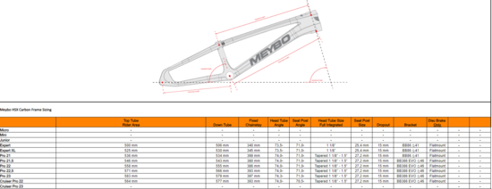 Рама BMX-Race Meybo HSX Carbon 2024 22 Black/Green/Silver/Grey