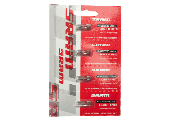 Замок цепи 11ск. SRAM PowerLock Silver 4шт