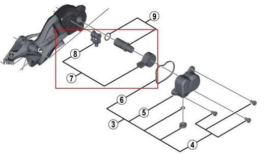 Стабилизатор Shimano XTR RD-M9000 SHADOW+