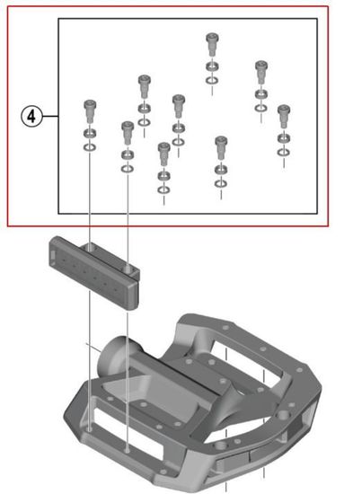 Шипы Shimano PD-GR500 9шт