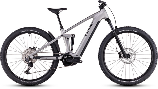 Электровелосипед Cube Stereo Hybrid ONE22 Race 800 silver´n´black