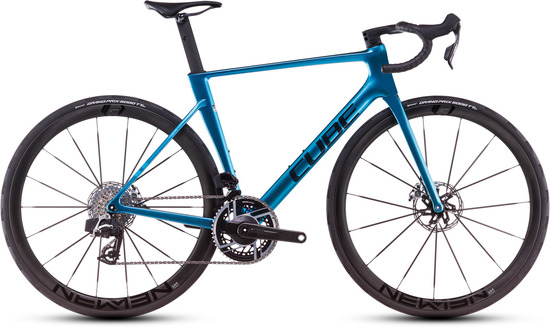 Велосипед шоссейный Cube Litening AIR C:68X SLX chromeblue´n´carbon