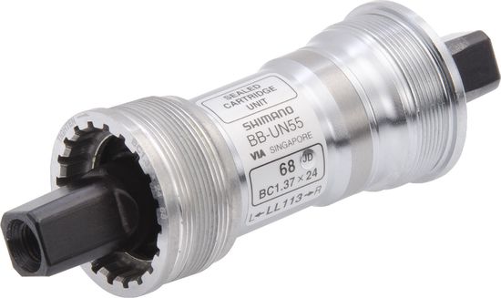 Каретка Shimano UN55 квадрат 