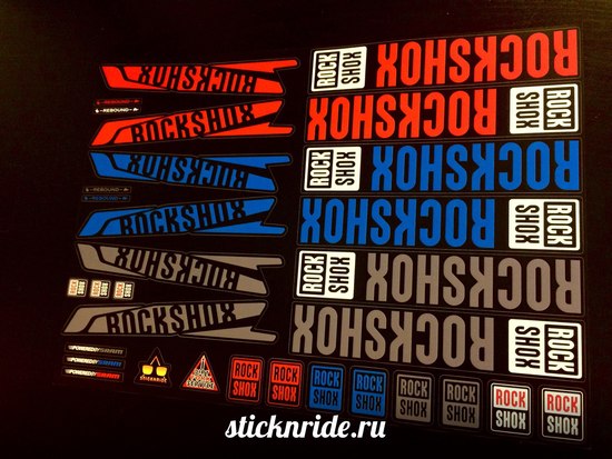 Наклейки StickNride для RockShox