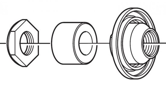 Shimano Конус FH-M590 левый