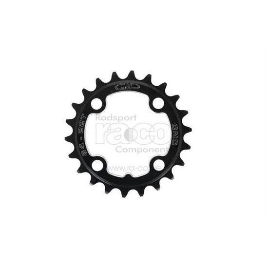 Передняя звезда GEBHARDT CNC XTR 960 chain ring incl shifting pins, black, 64 mm